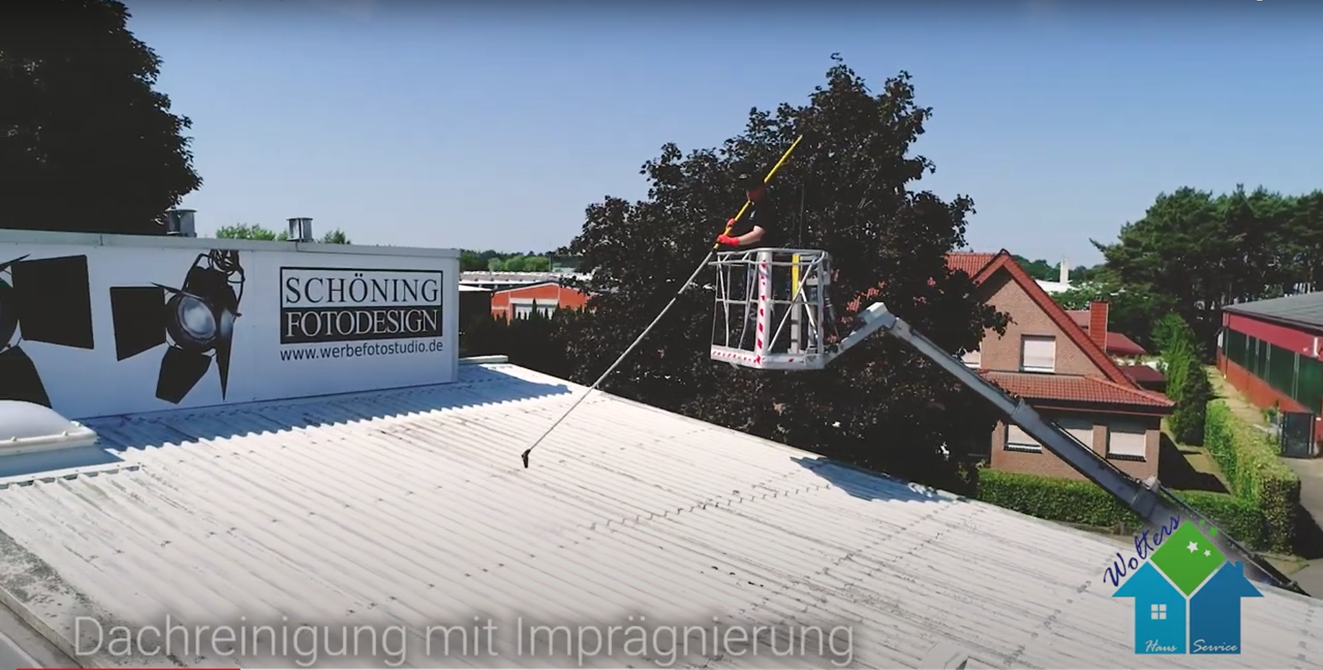 Dach-Komplettreinigung f&uuml;r Kunden in Werlte, Lorup und Lahn.